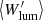 $ \left\langle W^\prime_\mathrm{lum} \right\rangle $