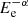 $ E_{\mathrm{e}}^{-\alpha} $