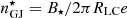 $ n_{\rm GJ}^\star = B_\star / 2\pi R_{\rm LC} e $
