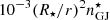 $ 10^{-3} (R_\star / r)^2 n_{\rm GJ}^\star $
