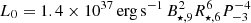 $ L_0 = 1.4 \times 10^{37}\,\mathrm{erg\,s}^{-1}\, B_{\star,9}^2 R_{\star,6}^6 P_{-3}^{-4} $