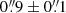 $ 0{{\overset{\prime\prime}{.}}}9 \pm 0{{\overset{\prime\prime}{.}}}1 $