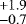 $^{&#x002B;1.9}_{-0.7}$