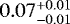 $0.07^{&#x002B;0.01}_{-0.01}$