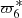 $ {\varpi}^*_6 $