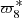 $ {\varpi}^*_8 $