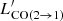 $ L^\prime_{\rm CO(2\rightarrow1)} $