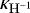 $\kappa_{\mathrm{H}^{-1}}$