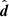 $ {\hat{\boldsymbol{d}}} $