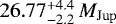 $26.77^{&#x002B;4.4}_{-2.2}\, M_{\mathrm{Jup}}$