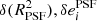 $ \delta(R^2_\mathrm{PSF}), \delta e_i^\mathrm{PSF} $
