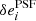 $ \delta e_i^\mathrm{PSF} $