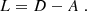 $$ \begin{aligned} L = D-A\;. \end{aligned} $$