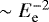 $\sim E_{\textrm{e}}^{-2}$