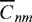 $\overline{C}_{nm}$