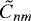 $\tilde{C}_{nm}$