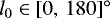 $l_0 \in [0,\,180]^{\circ}$