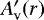 $A&#x0027;_{\rm{v}}(r)$