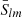 $ \bar{S}_{lm} $