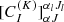 $ [C_I^{(K)}]_{\alpha J }^{\alpha_l J_l } $