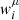 $ {\it w}_i^{\mu} $