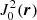 $ J^2_0 (\boldsymbol{r}) $