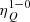$ \eta_Q^{1-0} $