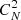 $ C_{N}^{2} $