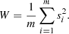 $$ \begin{aligned} W=\frac{1}{m}\sum _{i=1}^{m}s^2_i. \end{aligned} $$