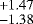 $^{&#x002B;1.47}_{-1.38}$