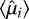 $\langle \hat{\mu}_i\rangle$