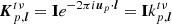 $$ \begin{aligned} {\boldsymbol{K}}_{p,{\boldsymbol{l}}}^{t\nu } = \mathbf I e^{-2\pi i {\boldsymbol{u}}_{p} \cdot {\boldsymbol{l}}} = \mathbf I k_{p,{\boldsymbol{l}}}^{t\nu } \end{aligned} $$