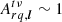 $ {{{A}}_{rq,{{\boldsymbol{l}}}}^{t\nu}} \sim 1 $