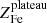 $ Z_{\mathrm{Fe}}^{\mathrm{plateau}} $