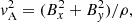 $$ \begin{aligned} v_{\rm A}^2&={(B_x^2+B_y^2)/\rho }, \end{aligned} $$
