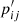 $ p_{ij}^\prime $