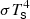 $ \sigma T_{\mathsf{s}}^4 $