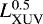 $L_{\textrm{XUV}}^{0.5}$