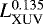$L_{\textrm{XUV}}^{0.135}$