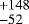 $_{-52}^{&#x002B;148}$