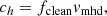 $$ \begin{aligned}&c_h =f_{\rm clean}v_{\rm mhd} , \end{aligned} $$