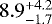 $8.9_{-1.7}^{&#x002B;4.2}$