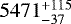 $\,5471_{-37}^{&#x002B;115}$