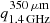 $ q^{350\,\mathrm{\mu m}}_{1.4\, \mathrm{GHz}} $
