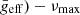 $ \bar{g}_{\mathrm{eff}}) - \nu_{\mathrm{max}} $