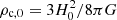 $ \rho_{\rm c,0}=3H_0^2/8\pi G $