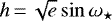 $h\,{=}\,\sqrt{e} \sin {\omega_{\star}}$