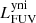 $ L^\mathrm{yni}_{\rm FUV} $