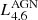 $ L^\mathrm{AGN}_{4.6} $