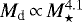 $ M_{\textrm{d}}\,{\propto}\,M_{\star}^{4.1}$